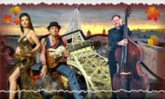 Золото Парижа. Jazz на крыше Невского. Трио Лады Поповой. Хиты в стиле джаз. Ретро вечеринка с фуршетом